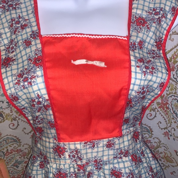 Vintage, handmade apron ~EUC - Picture 14 of 15
